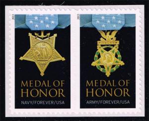 US #4823a Medals of Honor Pair; MNH (1.90)