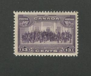 Confederation Conference & Charlottetown 1935 Canada 13c Stamp #224 Scott $9