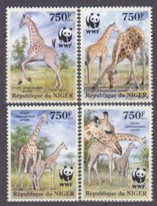 2013 Niger 2142-2145 WWF / Giraffe 12,00 €