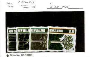 New Zealand, Postage Stamp, #956-959 Mint NH, 1989 Trees (AC)