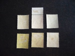 Stamps - Turks & Caicos - Scott# 25-26,28-30,32-Mint Hinged Part Set of 6 Stamps