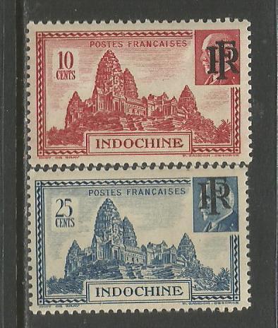 Indo-China  #262-63  MH  (1946)  c.v. $3.85