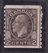 Canada-Sc#206- id6-unused og disturbed gum 2c KGV Medallion coil-1933-line pair
