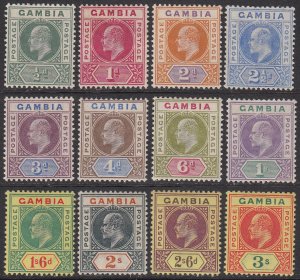Gambia 28-39, SG45-56 MLH CV $287.50