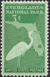 # 952 MINT NEVER HINGED EVERGLADES NATIONAL PARK