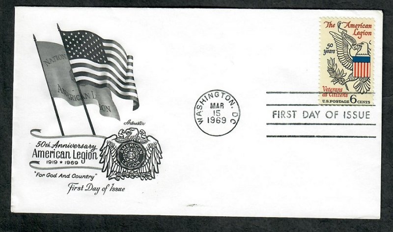 1369 American Legion Unaddressed Artmaster FDC