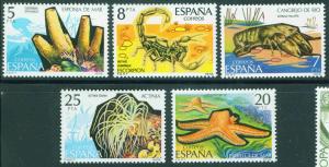 Spain Scott 2158-62 MNH** Fauna stamp set 1979