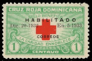 Dominican Rep. #265B Red Cross; MNH