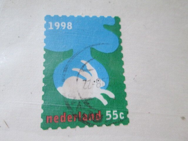 Netherlands #1018p used  2023 SCV = $0.25