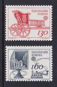 Denmark  #651-652  MNH  1979   Europa  postal history