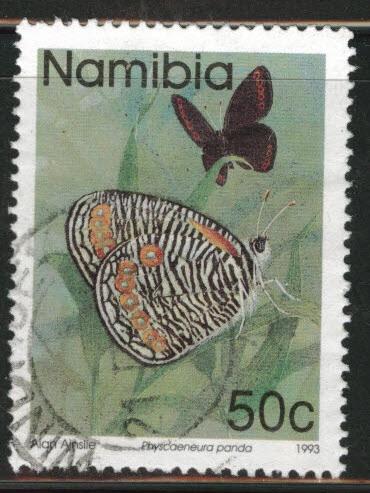 Nambia Scott 747 Used 1993-1994 Butterfly stamp