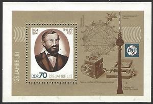 Germany DDR #2824 MNH Souvenir Sheet