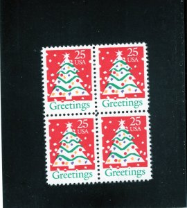 2515 Christmas, MNH blk/4