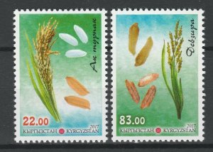 Kyrgyzstan 2017 Crops 2 MNH stamps 