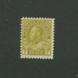 1912 Canada Postage Stamp #113 Mint Lightly Hinged F/VF Original Gum 