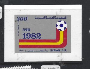 SYRIA   (PP2609B)  WORLD CUP FOOTBALL   SG MS 1528  MNH