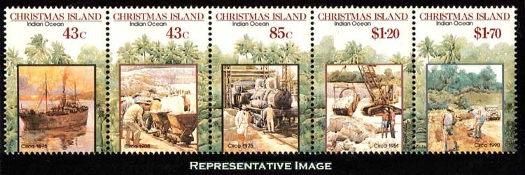 Christmas Islands Scott 302a Mint never hinged.
