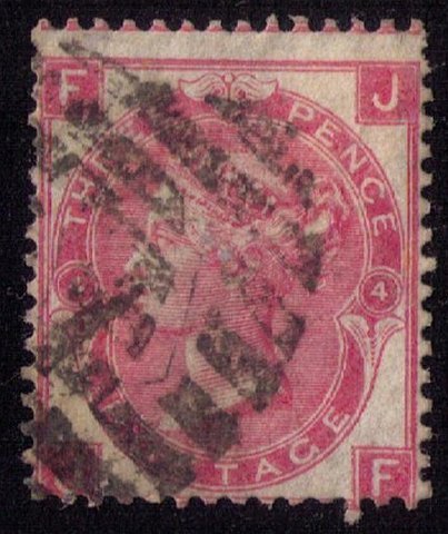 Great Britain Sc #44 (P4) Used Fine CV $190.00