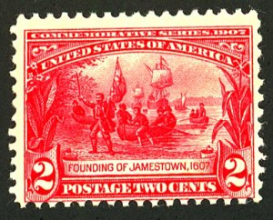 U.S. #329 MINT OG LH