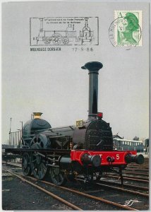 51589 - FRANCE - POSTAL HISTORY - Special Postmark on POSTCARD 1986 Train-