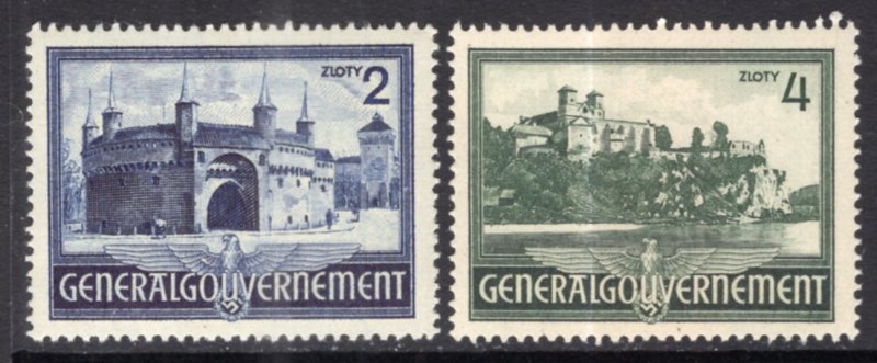 Poland N74-N75 MNH VF