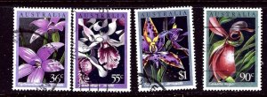 Australia 997-100 Used 1986 Orchids    (ap3815)