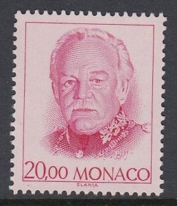 Monaco 1673A Prince Rainier III mnh