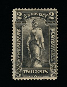 AFFORDABLE GENUINE SCOTT #PR103 F-VF MINT OG H 1895 BLACK 2¢ BEP NEWSPAPER 16019