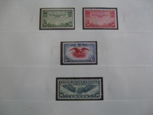 USA Nearly Complete Airmail Collection WITH ZEPPS - Mint & Hinged