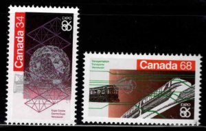 Canada Scott 1090-1091 MNH** EXPO86 stamp set