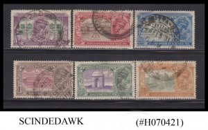 INDIA - 1931 INAUGURATION OF NEW DELHI - KGV SG#226-31 - 6V - USED