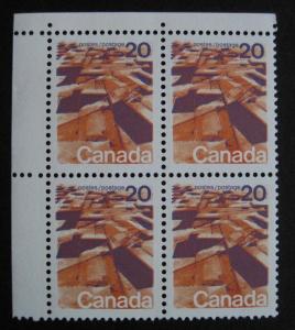 Canada 596i Corner Block UL VF MNH