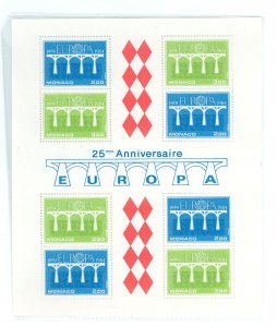 Monaco #1425a Unused Souvenir Sheet (Europa)