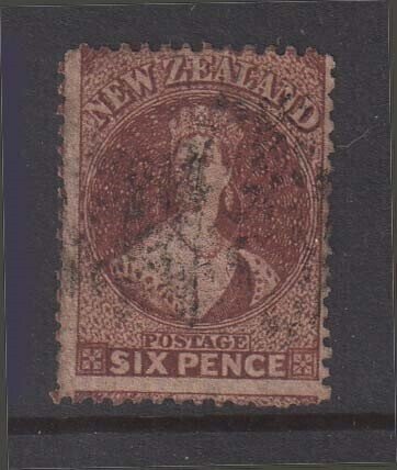 New Zealand FFQ Chalon 6d SG 122a FU