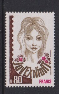 France   #1597  MNH  1978  young stamp collector