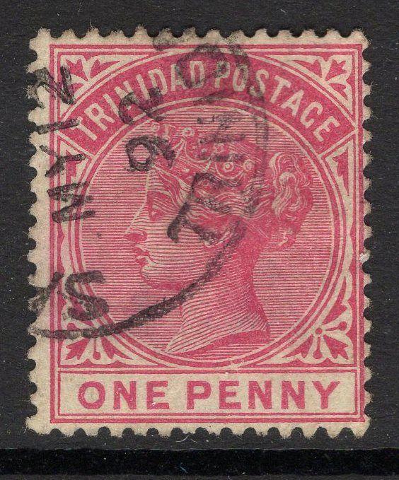 TRINIDAD SG107 1883 1d CARMINE USED