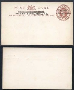 British Bechuanaland O/P on Cape of Good Hope QV 1d Brown Postcard Mint