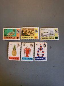 Stamps Bahamas Scott #317a-30a never hinged