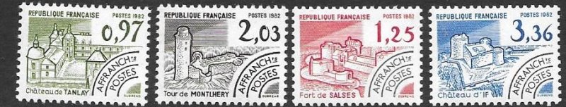 France 1814-17  1982   set 4   VF NH