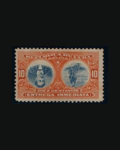 VINTAGE:CUBA 1910 UNU LH SCOTT E4A  LOT 1010H