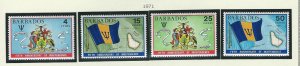 Barbados  mnh S.C.#  364-367