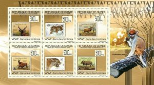 Guinea 2009 MNH - WWF on Stamps, Stamps Mali, Russia. Mi 7044-7049