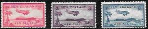 New Zealand Air Mail #6-8  MLH