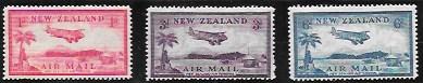 New Zealand Air Mail #6-8  MLH