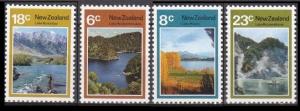 1972 New Zealand 593-596 Landscape 11,00 €