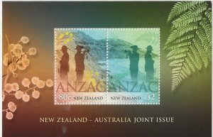 New Zealand 2585a  2015  S/S  VF  Mint NH