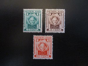 Netherlands #B6-8 Mint Hinged (M7P9) - Stamp Lives Matter! 
