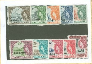 Lesotho #5-14 Mint (NH) Single (Complete Set) (Queen)