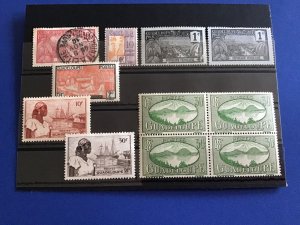 Guadeloupe Mounted Mint & Used Stamps with Block R43699