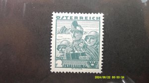 Austria 1934 Scott# 371 Mint NH XF Five Feathers on Each Wing/Two Head Eagle